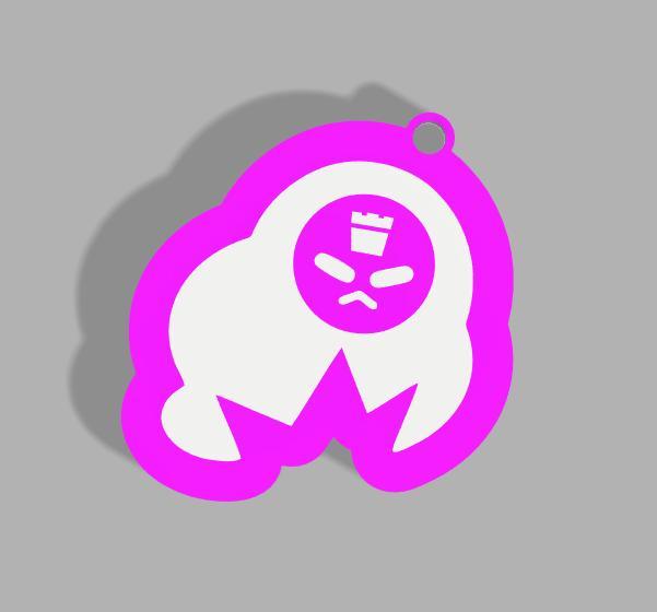 Brawl Stars Grom Hypercharge Keychain // Llavero de Hipercarga Grom Brawl Stars