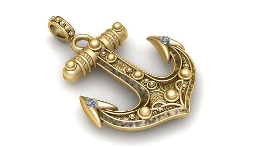 AnchorPendant  3D printable model