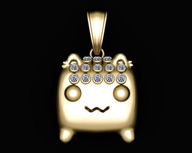 ANIMALS GOLD PENDANT 3d printable model