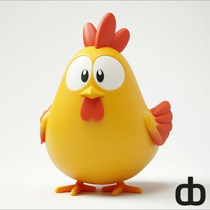 Cute Easter Chick – Adorable 3D Model for Spring & Easter