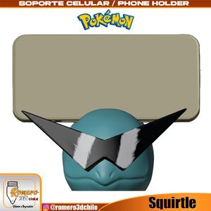 Squirtle Cell Phone Holder with Pokemon Lenses / Phone Holder
