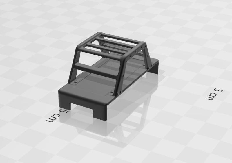 1/64th scale V6 luggage carrier