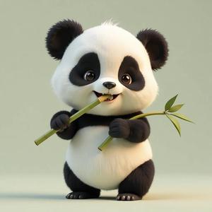 Cute Panda Keychain – STL Download