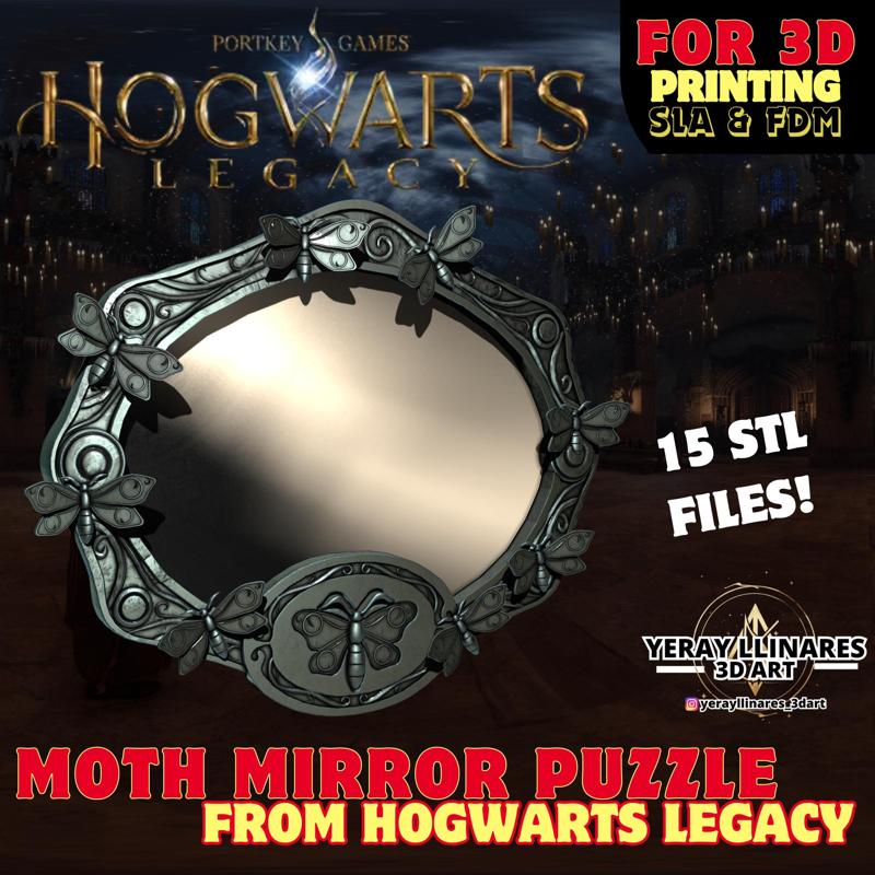 Moth Mirror Puzzle from Hogwarts Legacy Harry Potter