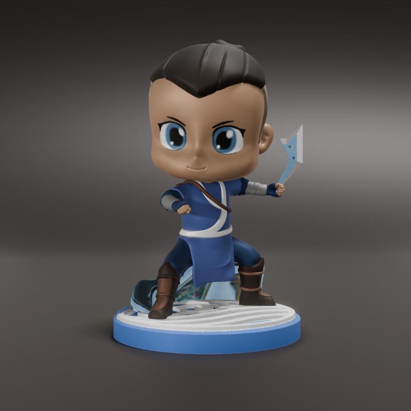 Sokka chibi - AVATAR THE LAST AIRBENDER