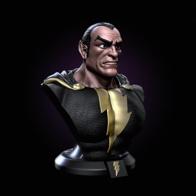 BLACK ADAM BUST