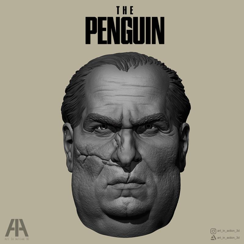 Head Colin Farrell as Penguin Action Figure