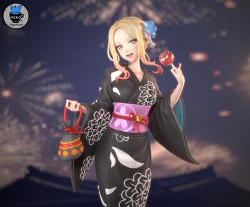 Marin Kitagawa Yukata - My Dress Up Darling Figure for 3D Printing