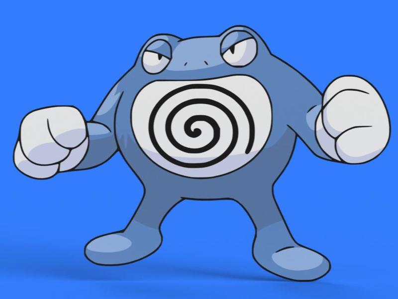 Poliwrath Wall Art