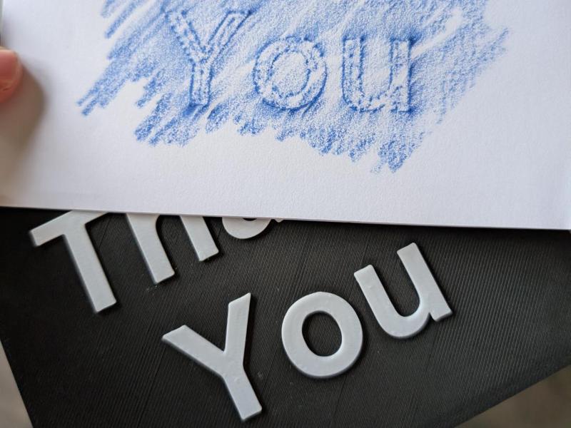 Easy thank you card maker