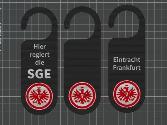 Door Sign Eintracht Frankfurt