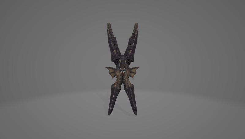 MONSTER HUNTER WORLD FATALIS BOW