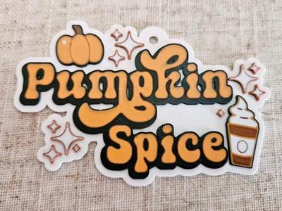 Pumpkin Spice Keychain
