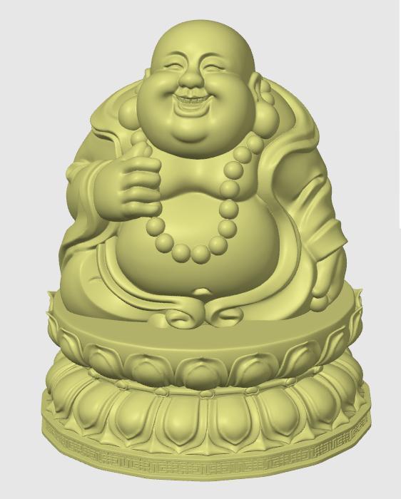 Maitreya Buddha with lotus pedestal