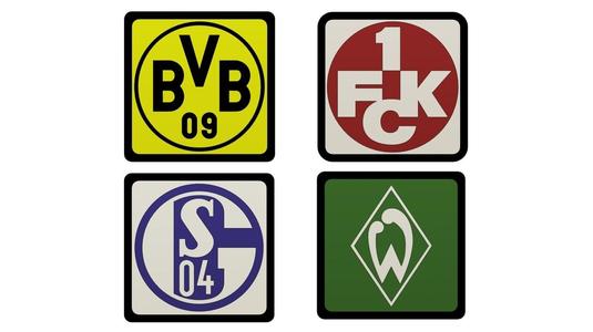German Soccer Clubs Coaster
