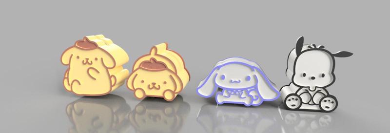 Pack 4 personajes Sanrio