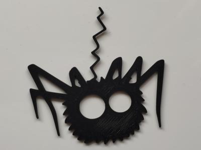 Halloween decoration - spider sticker