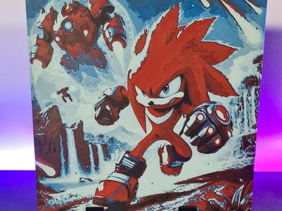 Knuckles and Robot - Hueforge 200x200