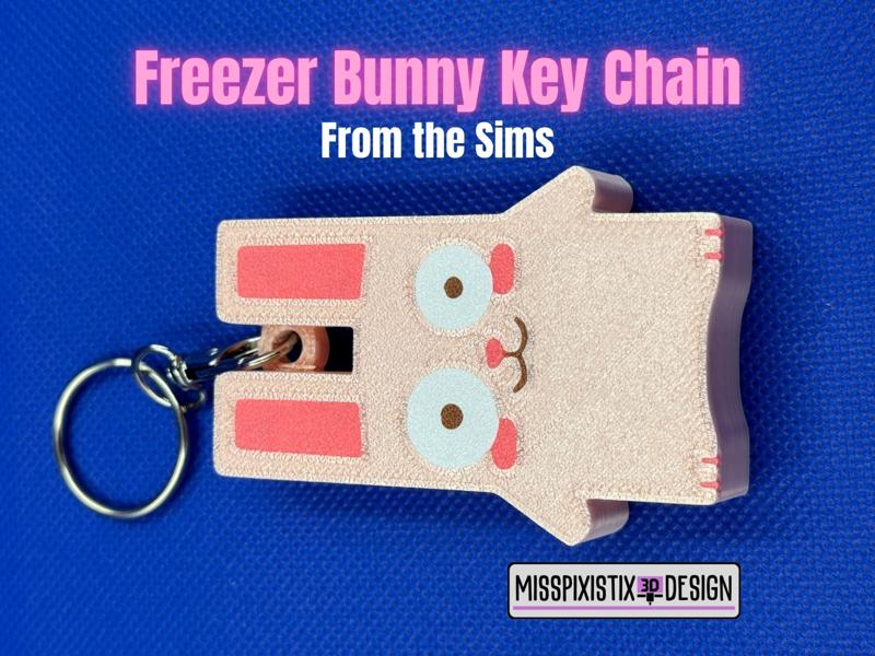 Freezer Bunny Key Chain