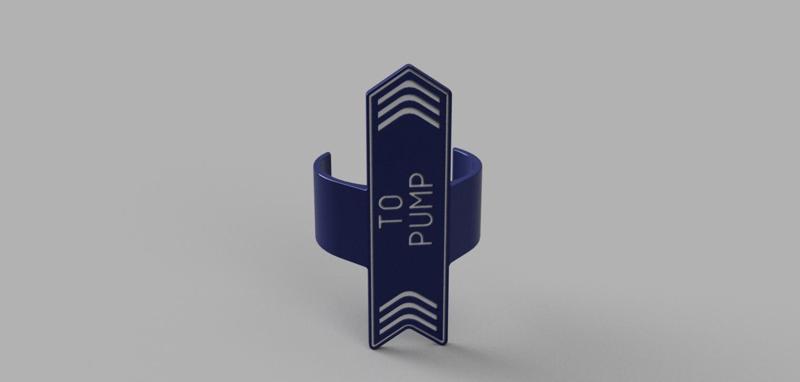 Pool Plumbing Tags - "To Pump"