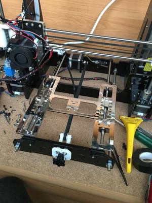 Anet A8 / Tronxy P802M heated bed frame