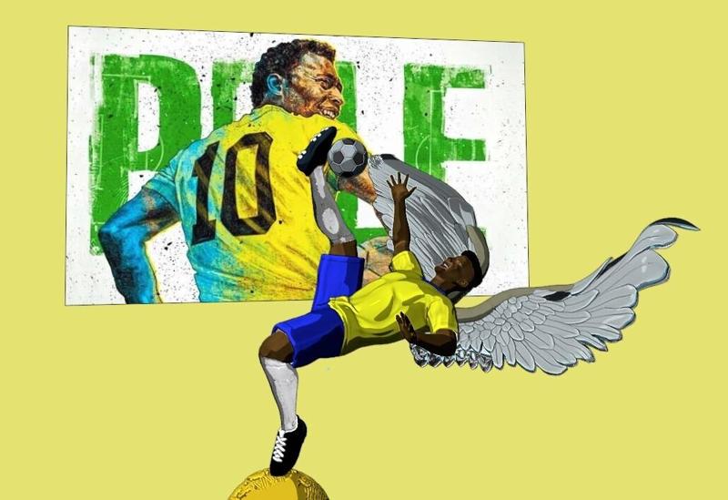 EL REY PELE  WORLD CHAMPION SOCCER PLAYER