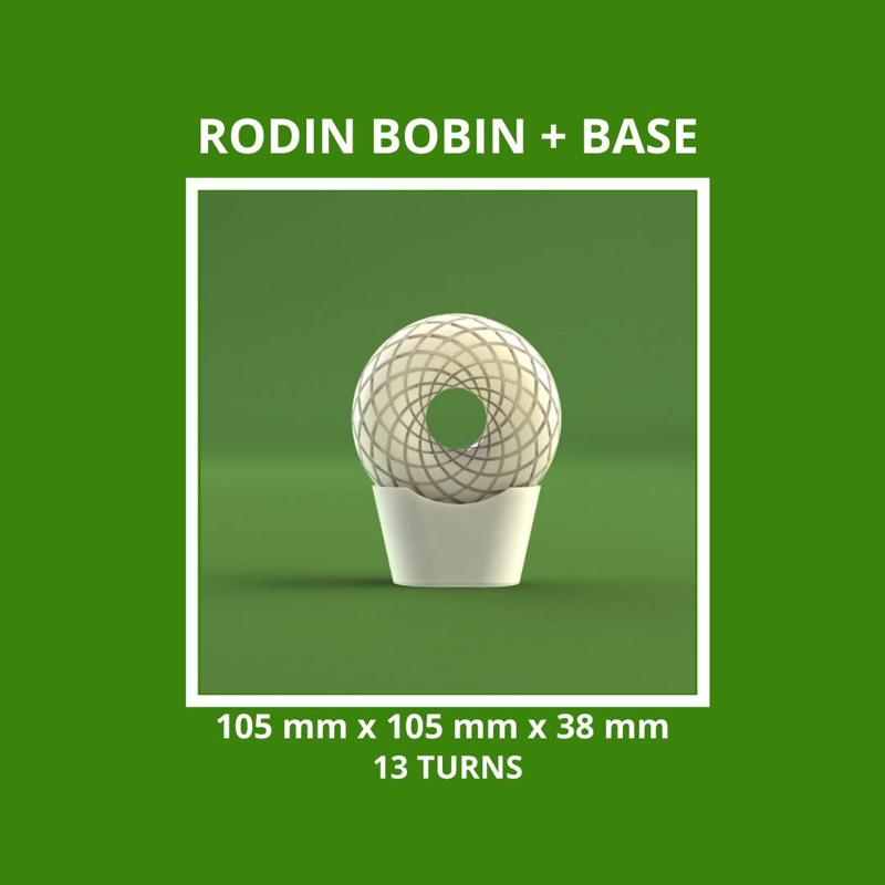 RODIN BOBIN COIL RING WINDING JIG MOLD - 105 x 105 x 38 mm