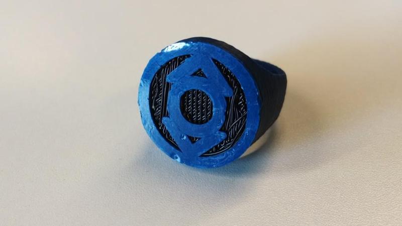 Indigo Lantern Ring for Dual Extrusion