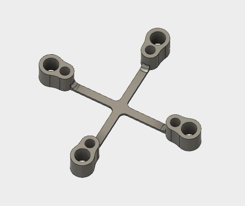 M2 16x16 mount adapter for M3 20x20 mount