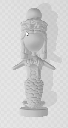 Polly Pocket Mermaid Mermaid Mermaid Mermaid without hinge - Pretty Pearl Mermaid 1994