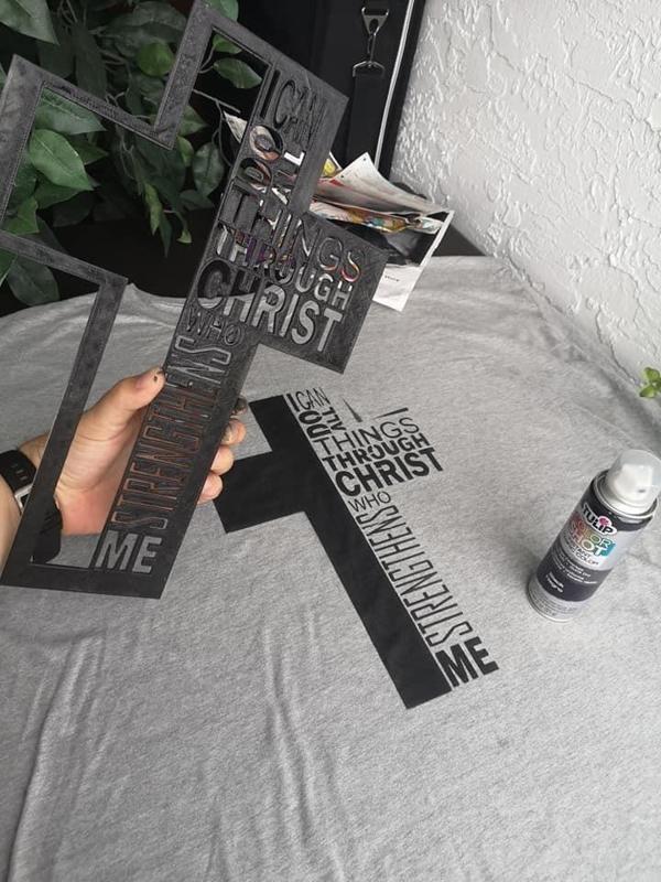 Christian Stencil - Wall art or Shirt Design