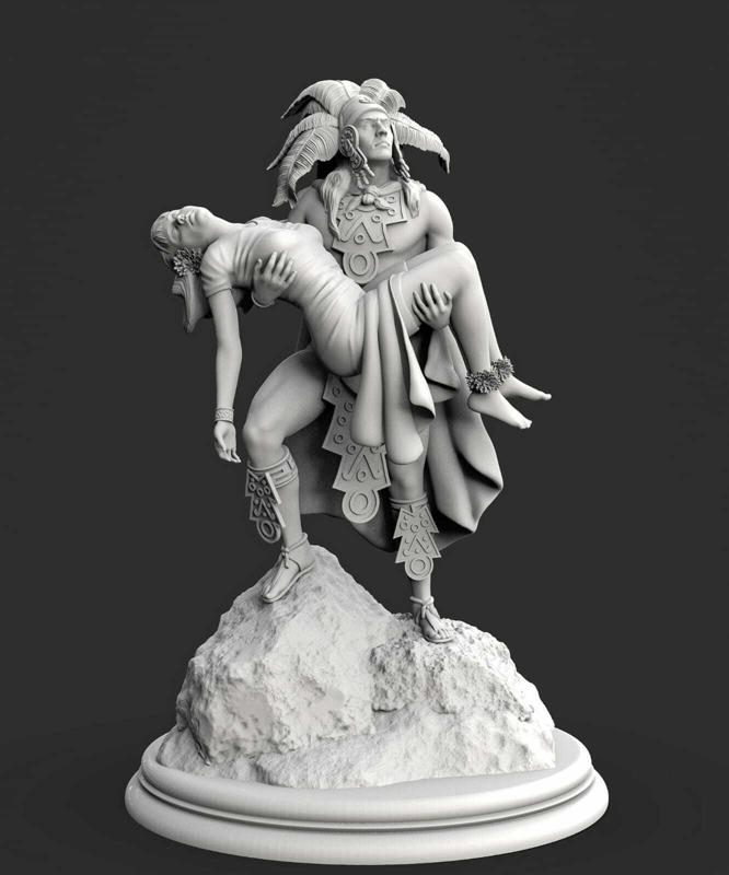 Eternal love Mexico popocatepetl and iztaccihuatl