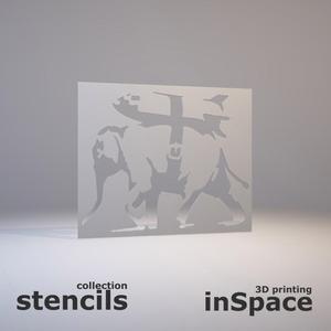 Stencil - Banksy - Heavy Weaponry