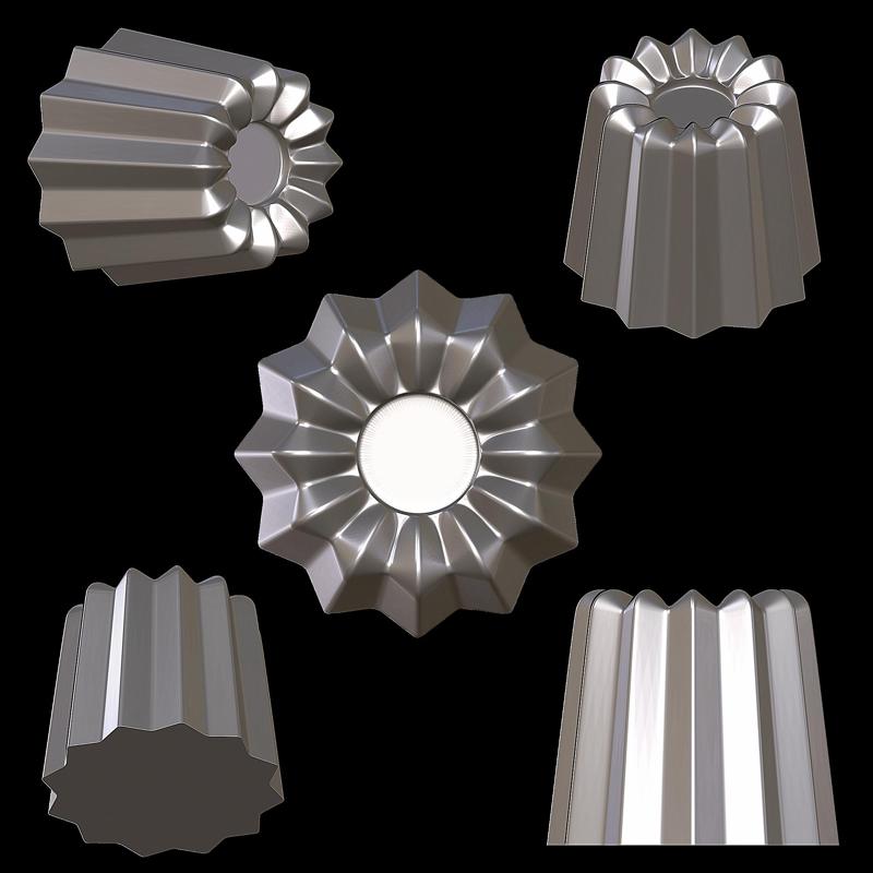 The cake basket  3D print molds-silicone Forms