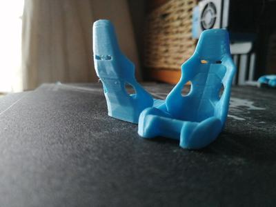 Ferrari F458 Inspired Bucket Seat 1:24 & 1:25 SCALE