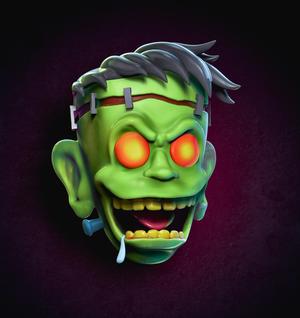 Frankenstein Keychain