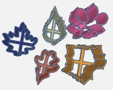 Autumn Leaves Cutter for Clay - Autum Leaves Cutter