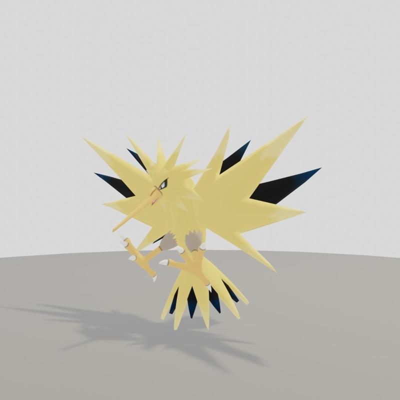 #145 - Pokémon - Electhor - Zapdos - Gen 1