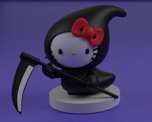 Hello kitty  Statue - Halloween Edition - Reaper