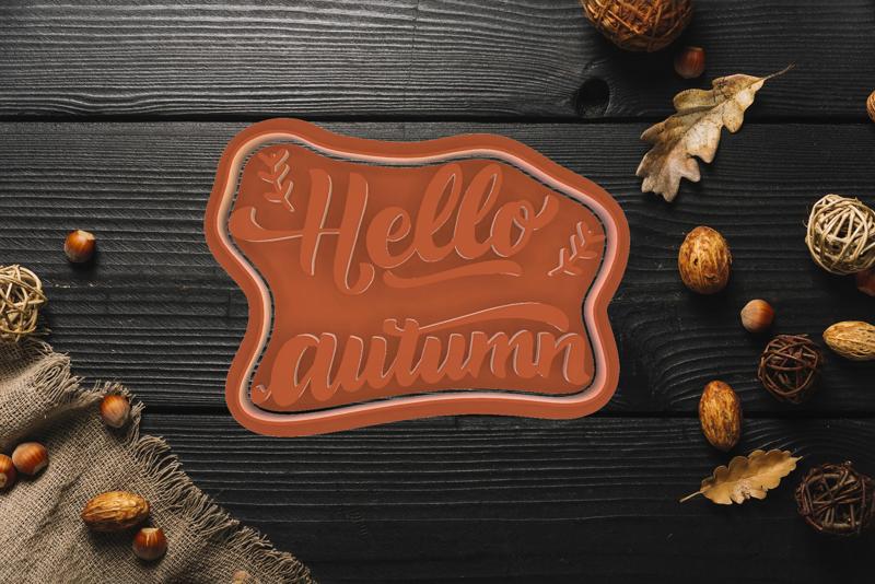 Hello Autumn Cookie Cutter