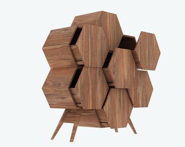 Commode 1002 3D model