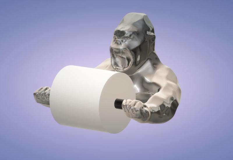 kong style orlinski toilet paper holder paper wc meme for ender 3