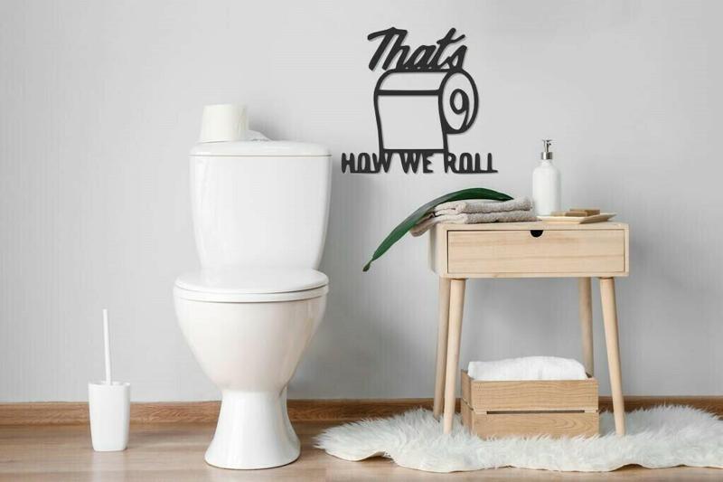 TOILET wall decor