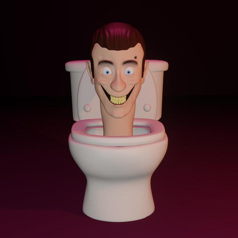 Skibidi Toilet 3d Model Print 🚽 FanArt