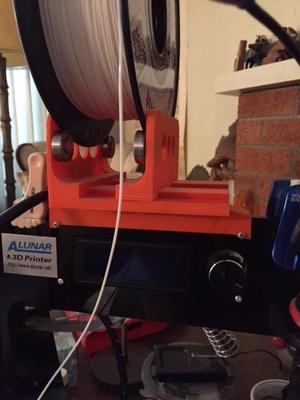 Remixed Adjustable Spool Holder - ALunar (Prusa Clone)