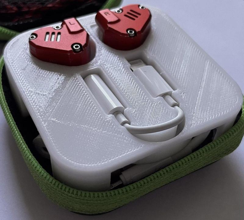 KZ ZS6  IEM organizer for headphones case