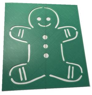 Christmas stencil - small cookie