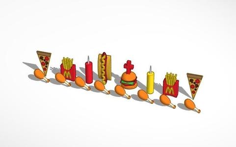 Fast Food Chess Set #Chess