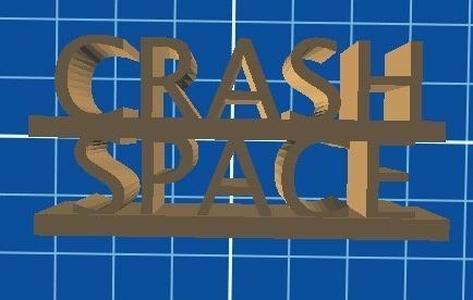 Crash Space letters
