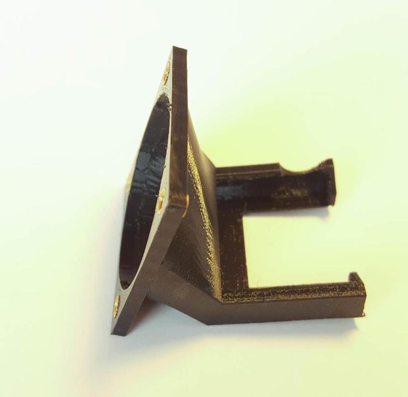 print cooling fan duct and mount for Duet3D pcb effector